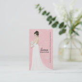 ウェディングプランナー背景色の選択 名刺 (スタンド正面)