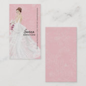 ウェディングプランナー背景色の選択 名刺 (正面/裏面)