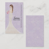 ウェディングプランナー背景色の選択 名刺 (正面/裏面)