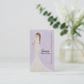 ウェディングプランナー背景色の選択 名刺 (スタンド正面)