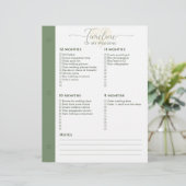 ウェディングプランナー12 - 5ヶ月タイムラインバインダーページ (スタンド正面)