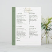 ウェディングプランナー4か月 – 1週間タイムラインページ (スタンド正面)