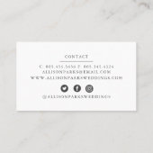 ウェディングプランナー/その他の名刺 名刺 (裏面)