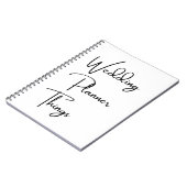 ウェディングプランナー ギフト,ウェディング プランナー, ウェッ ノートブック (左側)