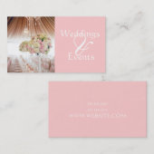 ウェディングプランナー,ケータリング,食べ物,レストラン, 名刺 (正面/裏面)