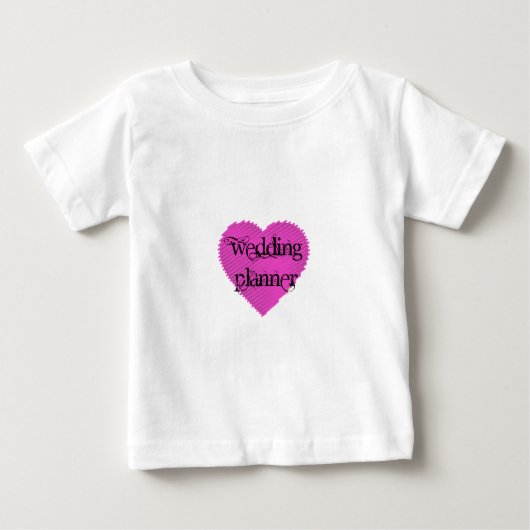 ウェディングプランナー ベビーTシャツ (正面)