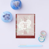 ウェディングプランナー | ワインレッド ゴールド ローズ テンプレート チラシ (シングル)