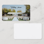 ウェディングプランナー 名刺 (正面/裏面)