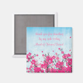 ウェディングプランナー/花嫁の介添え人への感謝の気持ちを伝えるマグネット マグネット (正面/裏面)