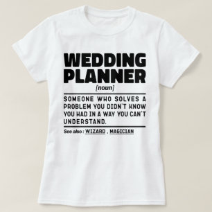 ウェディングプランナー 語 婚約 組織 面白い Tシャツ