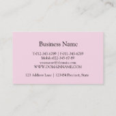 ウェディングプランナー。 食料調達。 供給の結婚 名刺 (裏面)