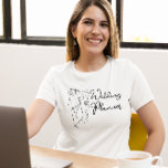 ウェディングプランナー Tシャツ<br><div class="desc">新郎新婦のウェディングデイシルエットとウェディングプランナー言葉遣い</div>