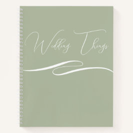 ウェディングプランノートブック クライアントギフト w/ ロゴ ノートブック