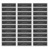 ウェディングプリアドレス返信用ラベルミニマリストJ102 シール (正面)