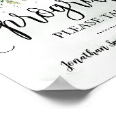 ウェディングプログラム ユーカリ サイン (角)