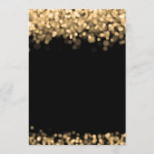 ウェディングプログラム 挿入 ゴールドライト プログラム (裏面)