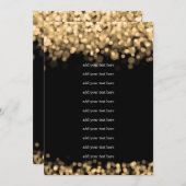 ウェディングプログラム 挿入 ゴールドライト プログラム (正面/裏面)