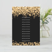 ウェディングプログラム 挿入 ゴールドライト プログラム (スタンド正面)