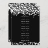 ウェディングプログラム 挿入 銀の光 招待状 (正面/裏面)