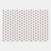 ウェディングベル フラワーズ ブートニエール ブーケ ウェディング ラッピングペーパーシート (正面3)