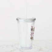 ウェディングベル ボウタイ 花束 アニバーサリー アクリルタンブラー (右)