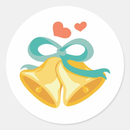 ウェディングベル ラウンドシール (正面)