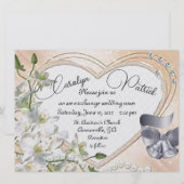 ウェディングベル 結婚式招待状 招待状 (正面/裏面)