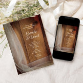 ウェディングベール バーンウッド カントリー ポスト ウェディング ブランシュ 招待状