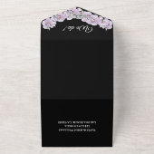 ウェディングホワイトオーキッドエンブレイス-オールインワン招待状 オールインワン招待状 (外側)