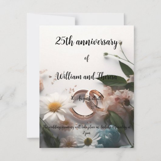 ウェディングポストカード 招待状 (正面)