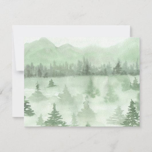 ウェディングマウンテン 出欠返信 出欠カード (裏面)