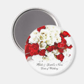 ウェディングマグネットのテンプレート マグネット (正面/裏面)