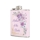 ウェディングマザー, 水彩ピンクゴールドフラワー フラスク (左)