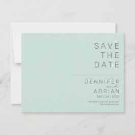 ウェディングミニマル日付カードの保存