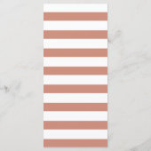 ウェディングメニュー エレガント ローズゴールド カリグラフィー メニュー (裏面)