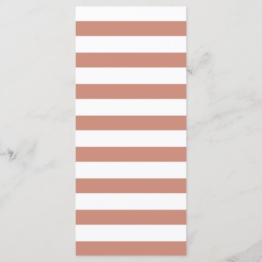 ウェディングメニュー エレガント ローズゴールド カリグラフィー メニュー (裏面)