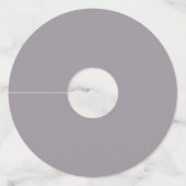 ウェディングモダンデーエレガントスクリプトI Do Gray ワイングラスタグ (裏面)