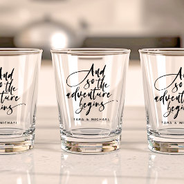 ウェディングモダンパーティアドベンチャーカスタムスクリプト ショットグラス