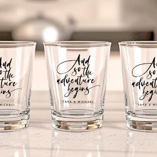ウェディングモダンパーティアドベンチャーカスタムスクリプト ショットグラス