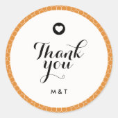 ウェディングモダンレセプションがミニハニージャールリッドを引き立てる ラウンドシール (正面)