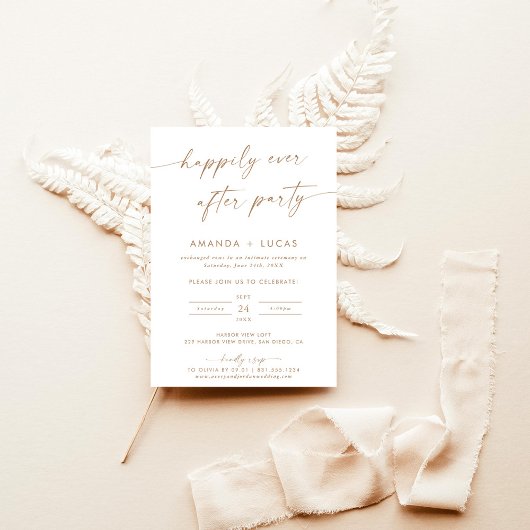 ウェディングモダンレセプションニュートラルウェディングレセプション 招待状