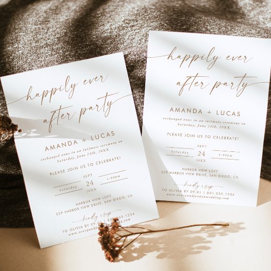 ウェディングモダンレセプションニュートラルウェディングレセプション 招待状