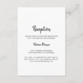 ウェディングモダンレセプション エンクロージャーカード (正面)