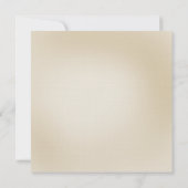 ウェディングモダン招待状 – Tan & Black I Do & Flowers 招待状 (裏面)