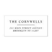 ウェディングモダン日付を保存する家族差出人住所 セルフインキングスタンプ (デザイン)