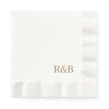 ウェディングモノグラムのレセプションカクテル