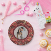 ウェディングユニークパーティーの牡丹プレート ペーパープレート (パーティー)