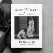 ウェディングユニーク日付の写真を保存 招待状