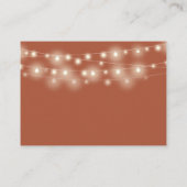 ウェディングライツテラコッタ結婚ズ エンクロージャーカード (裏面)
