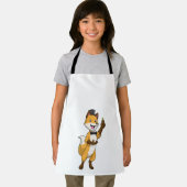 ウェディングリングをつけた花婿としての狐 エプロン (インサイチュ)